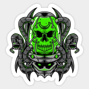 Skull Bot 2 Sticker